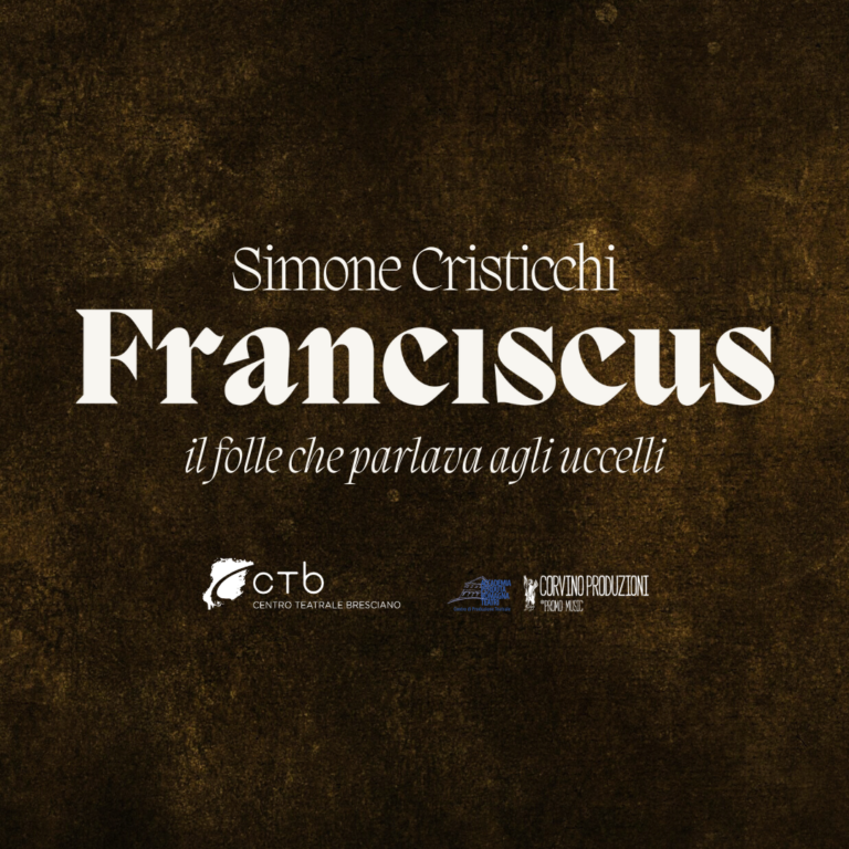 “Franciscus il folle che parlava agli uccelli”. Il nuovo spettacolo di Simone Cristicchi