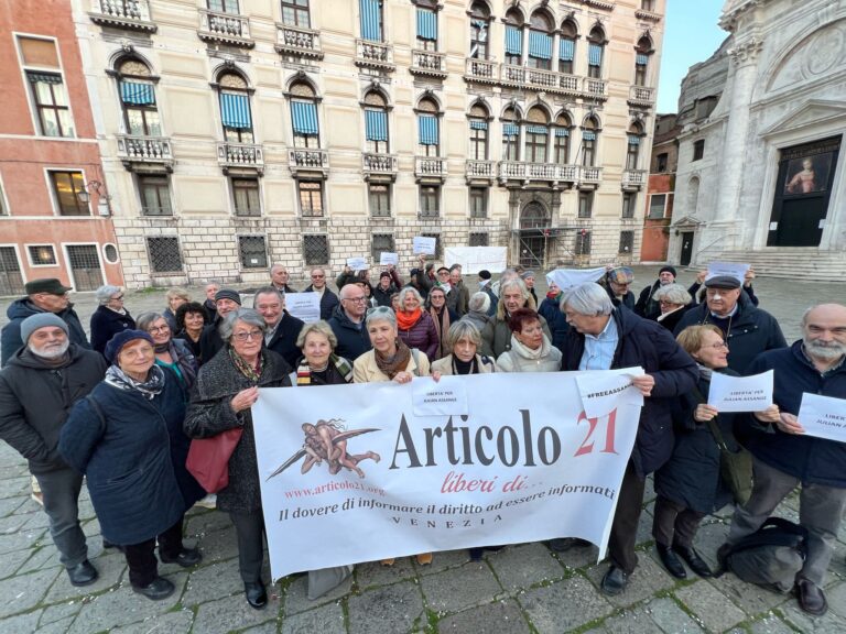 Da Venezia a Roma la  mobilitazione per Julian Assange con i Presidi di Articolo 21