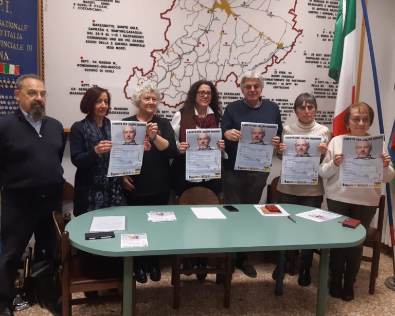 La staffetta dell’Emilia-Romagna per Julian Assange