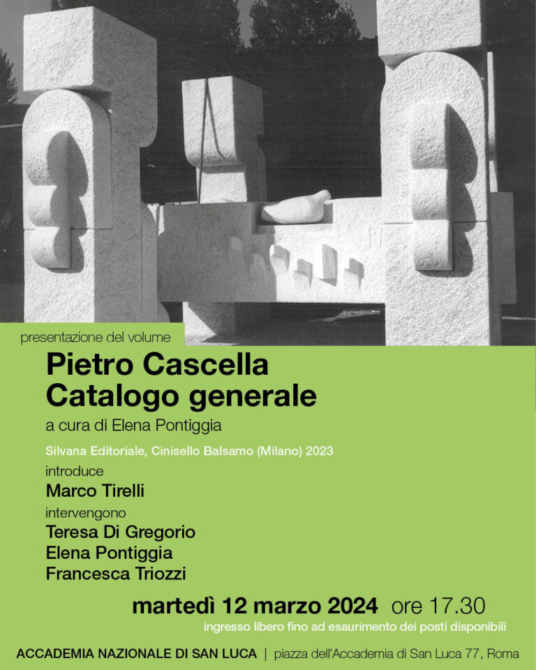 Esce il catalogo generale di Pietro Cascella