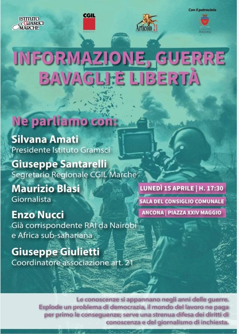 Informazioni guerre bavagli e libertà