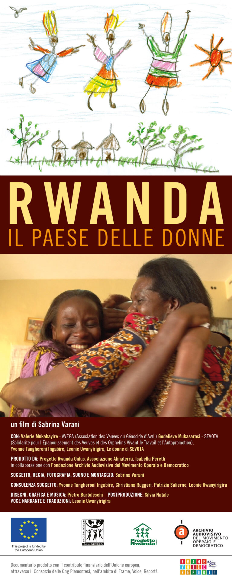 “Rwanda, il Paese delle donne”, il 16 aprile la proiezione presso l’Archivio Audiovisivo