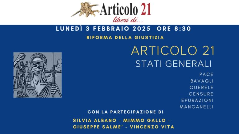 Riforma della giustizia e caso Almasri, focus nella riunione di Articolo 21
