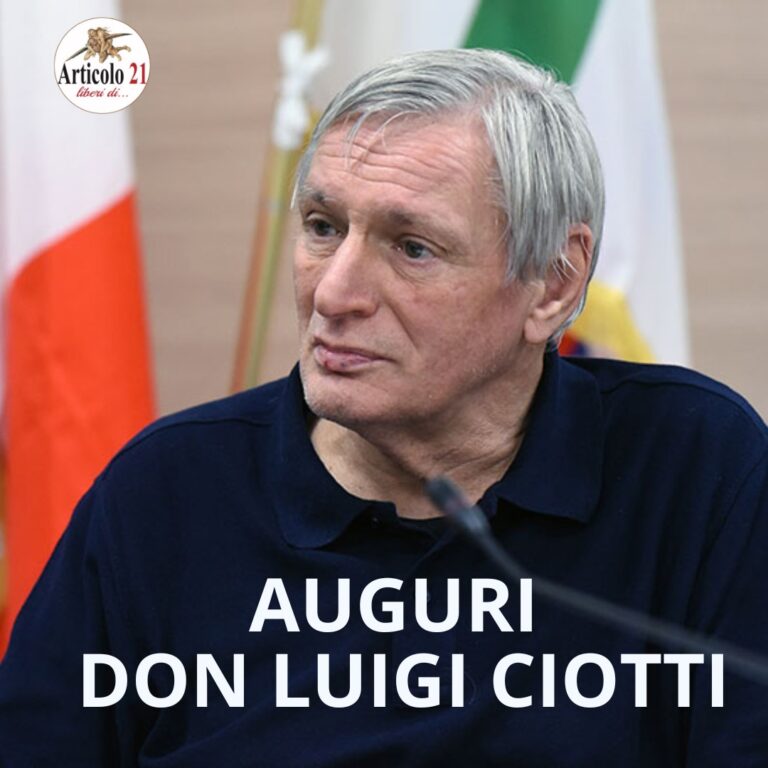 Don Ciotti: 80 anni come la Liberazione, auguri a te ed a tutti noi!