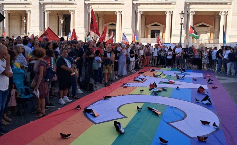 Articolo 21 al sit in di Roma organizzato dalla Cgil. “Fermiamo la barbarie!”