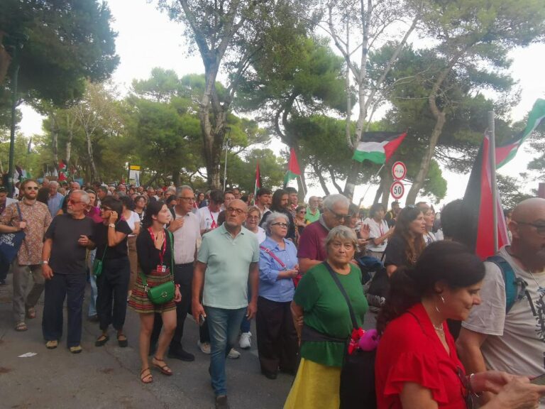 Venezia 2025. Corteo pro Gaza. Vincenzo Vita: “Perché il buio del ‘900 non possa tornare”
