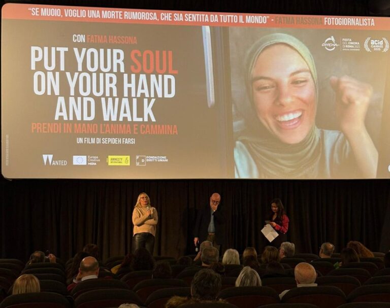 Anteprima del film su Fatma Hassona: il racconto della  guerra così com’è