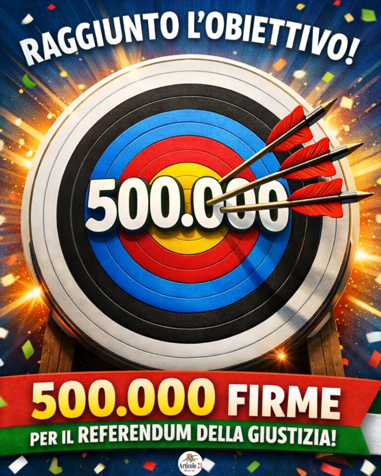 Referendum, il NO ha raggiunto le 500mila firme!