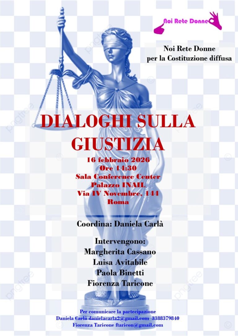 Giustizia, potere, differenza: il contributo delle donne a una Costituzione diffusa