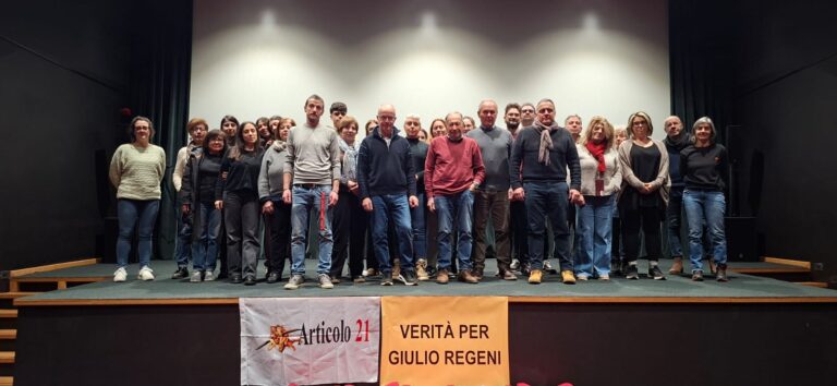 Scorta mediatica per Giulio Regeni a Città della Pieve