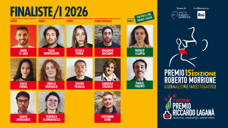 Giornalismo investigativo. Presentate squadre finaliste e tutor della 14esima edizione Premio Morrione