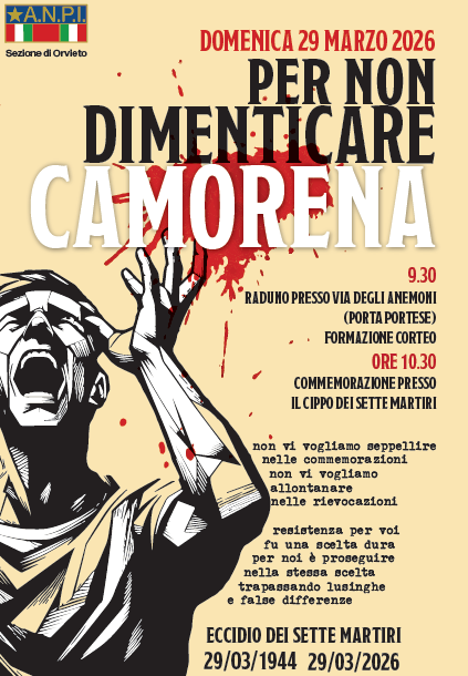 “Per non dimenticare Camorena”. 29 marzo