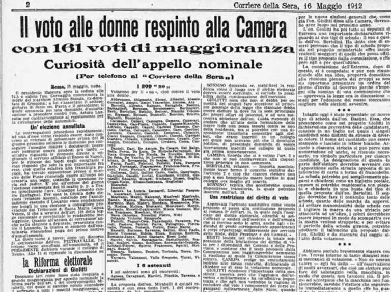Più di 10 milioni di donne votano nella primavera del 1946 prima dell’Italia Repubblicana