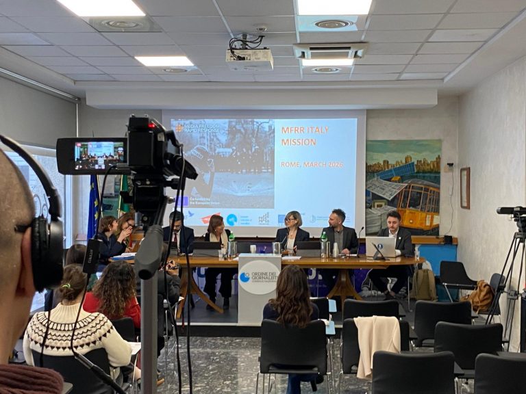 Media Freedom Rapid Response, missione di monitoraggio sulla libertà di stampa in Italia