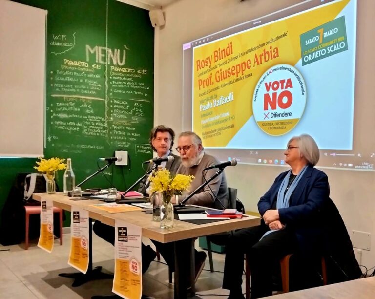 Da Orvieto un No corale per il referendum