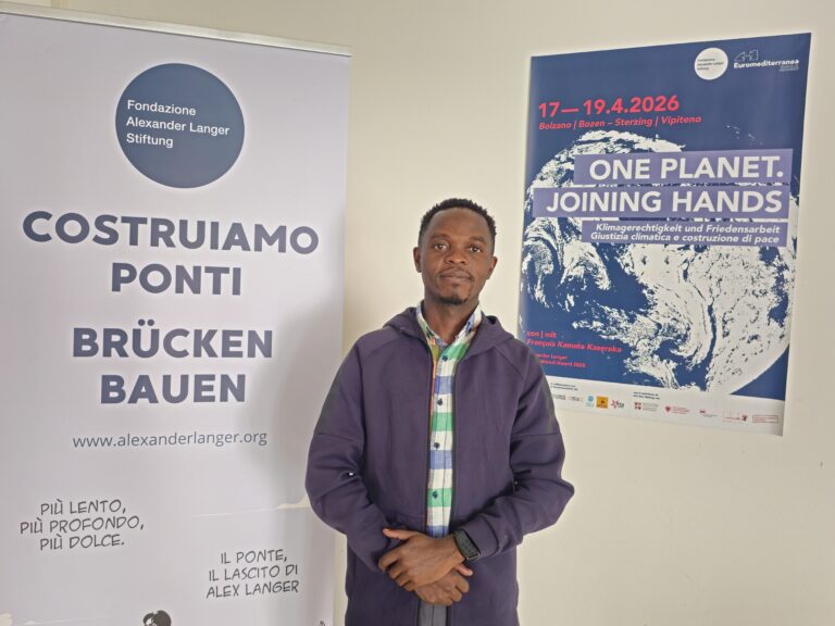 François Kamate Kasereka vince il Premio Alexander Langer 2026
