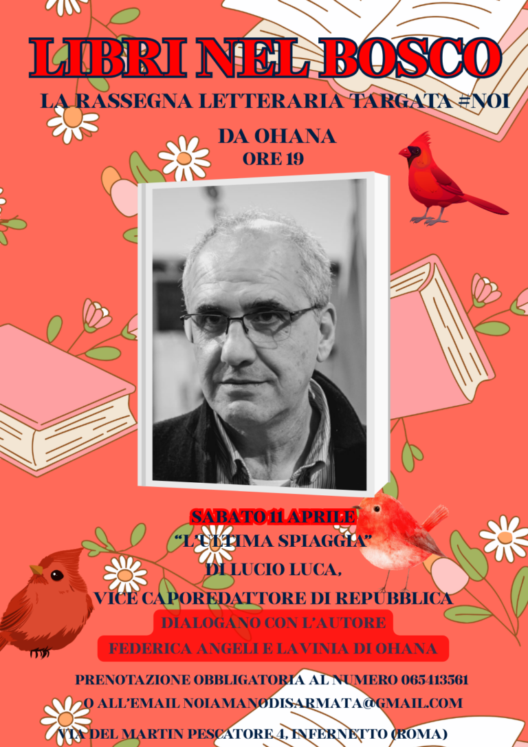 “L’ultima spiaggia” di Lucio Luca presentato da Ohana