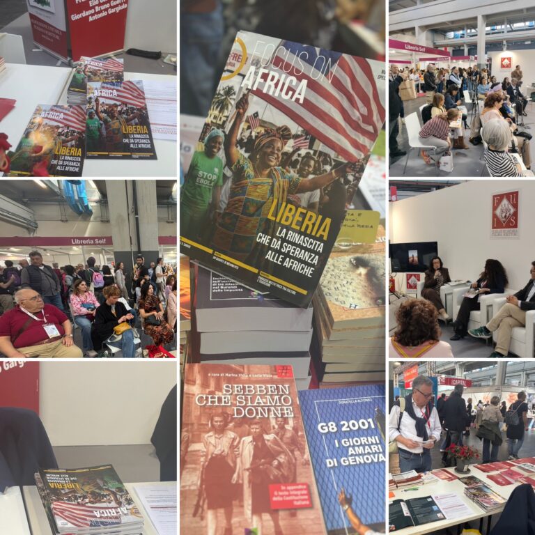Salone internazionale del libro di Torino, presentato il nuovo numero cartaceo di Focus on Africa