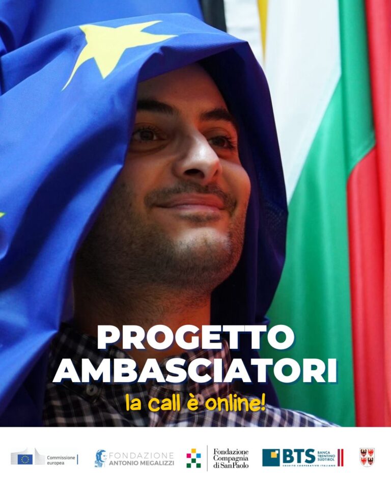 Al via la 6^ edizione del Progetto Ambasciatori della Fondazione Antonio Megalizzi: aperta la call per 30 giovani