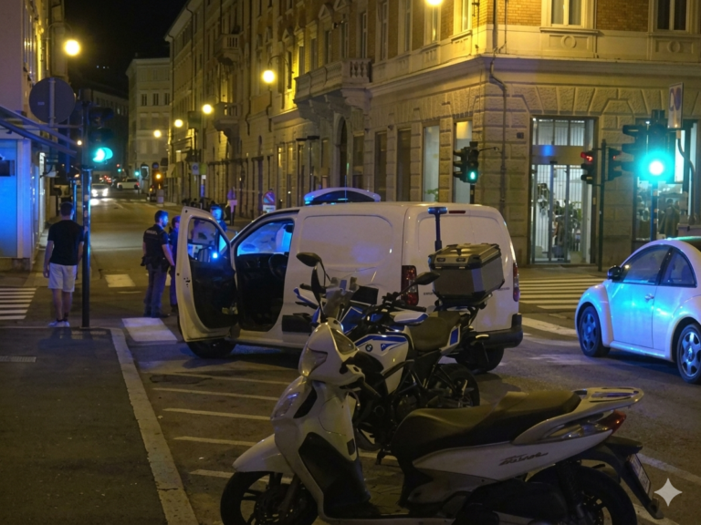 Lancia l’auto contro il corteo antifascista di Trieste. Una strage sfiorata.