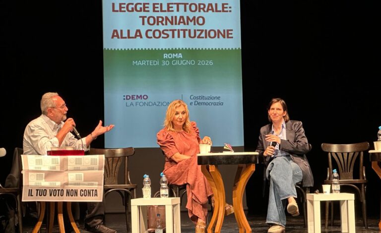 Salvare la Costituzione, salvare la democrazia – Un pomeriggio al Teatro De’ Servi