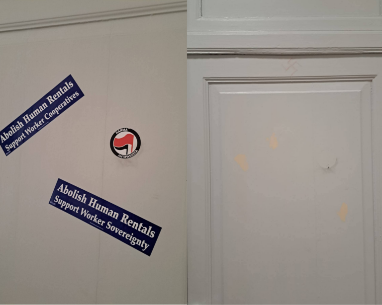 Parma, svastica sulla porta del docente: quando l’antifascismo diventa un bersaglio.
