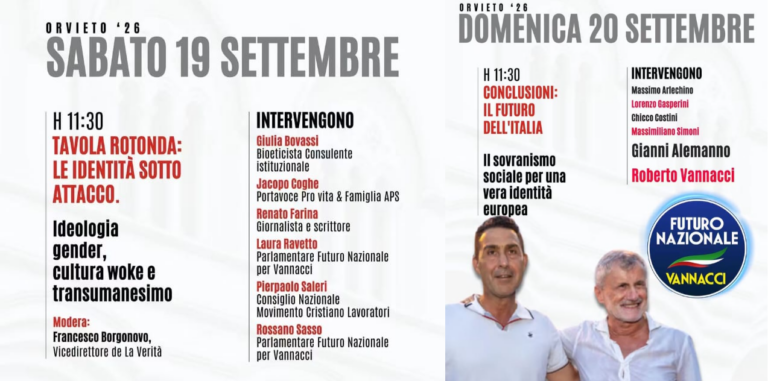 La calata vannacciana ad Orvieto