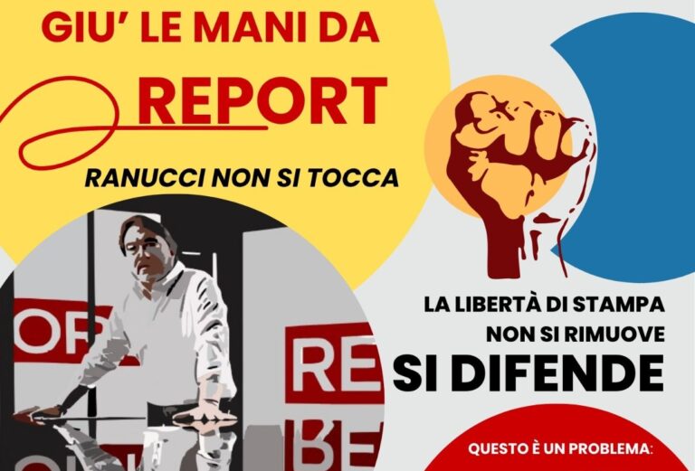 “La libertà di stampa non si rimuove”, Torino in piazza per Sigfrido Ranucci