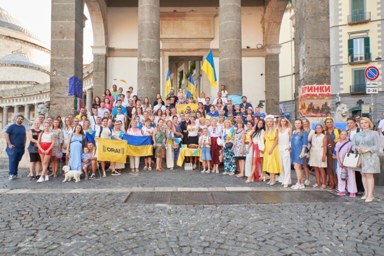 Anche Napoli ha celebrato il 35° anniversario dell’Indipendenza dell’Ucraina