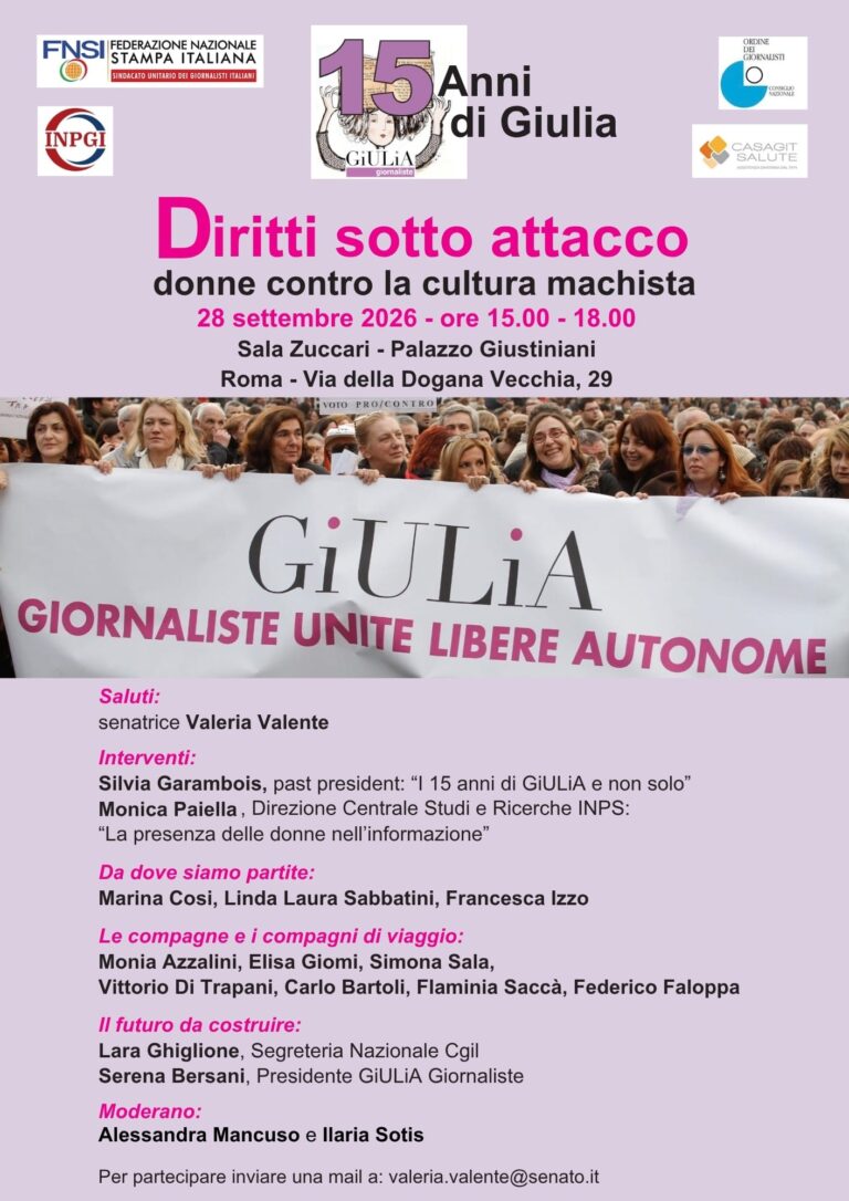 GiULiA, quindici anni di parole, diritti e libertà: la sfida di raccontare un altro mondo