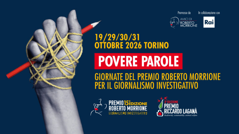 Tornano le giornate del Premio Roberto Morrione