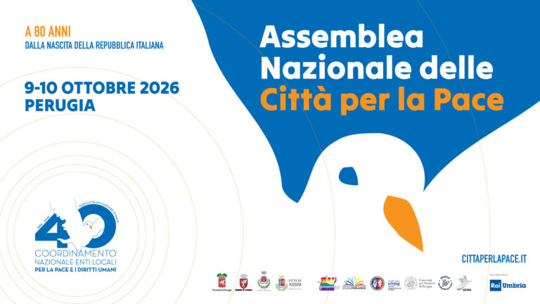 A Perugia l’Assemblea Nazionale delle Città per la Pace. Perugia, 9-10 ottobre